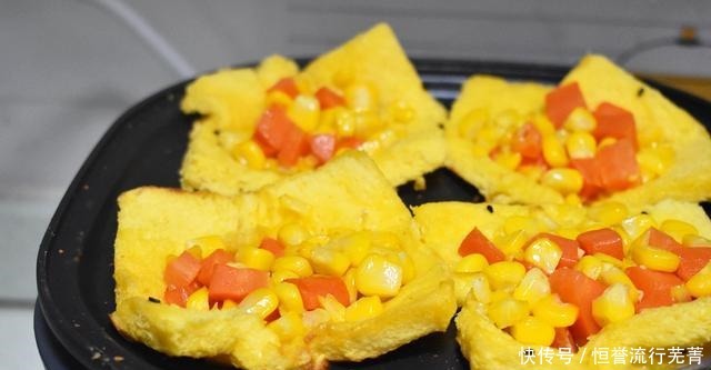 面包片别直接吃了，加点蔬菜和鸡蛋，香脆可口，连吃三天都不够