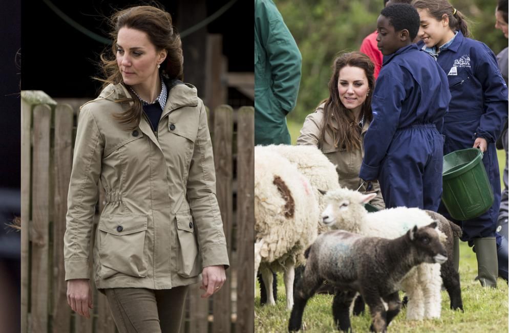 搭配|凯特王妃一点不娇贵,穿朴实休闲装出镜,优越曲线真给造型加分