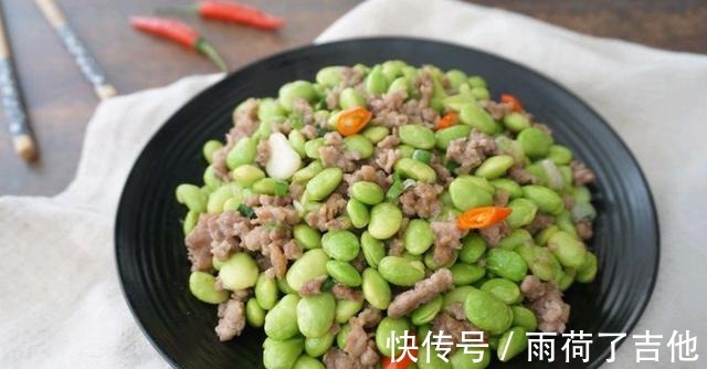 胆固醇|简单家常菜，毛豆炒肉末，鲜香美味，想吃不用去外面买了！