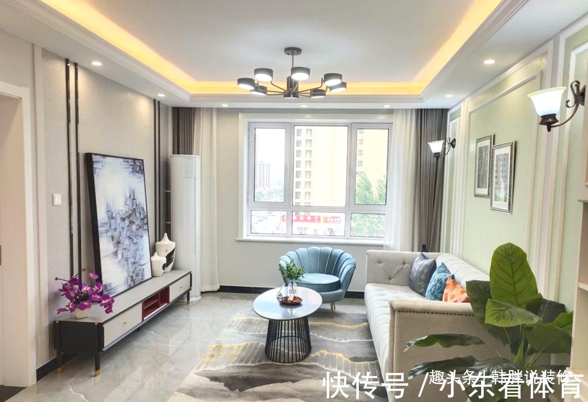 沙发|晒晒刚完工70㎡新房,这才是年轻人想要的装修,简洁好看又清新