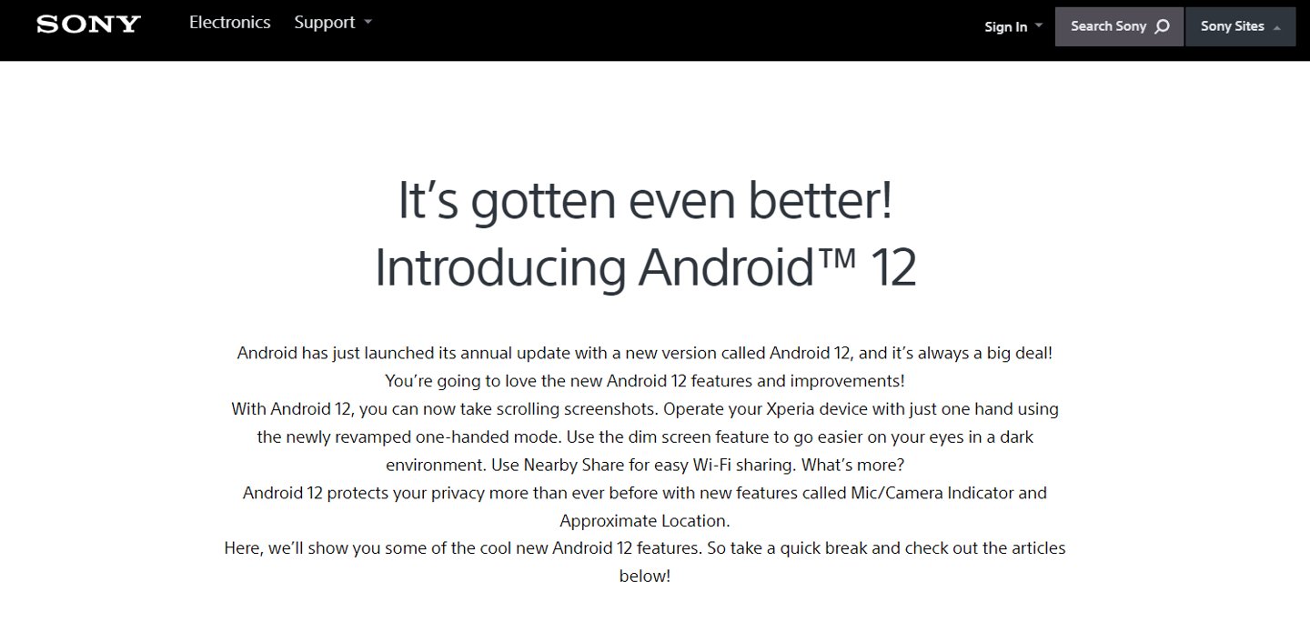 oled|索尼 Xperia 1 III 和 Xperia 5 III 开始推送 Android 12 更新