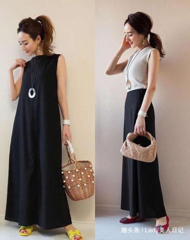 大长腿 仅158高、两个孩子的辣妈,她的轻熟风穿搭,才值得中年女人借鉴