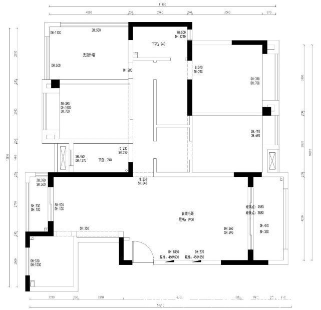 混淆感|146㎡北欧经典白色三居室,诠释令人心醉的优雅
