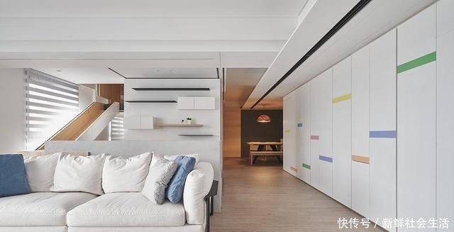 走廊|这是我见过最干净的家,将卧室悬空,完工堪比多间房,太实用了!