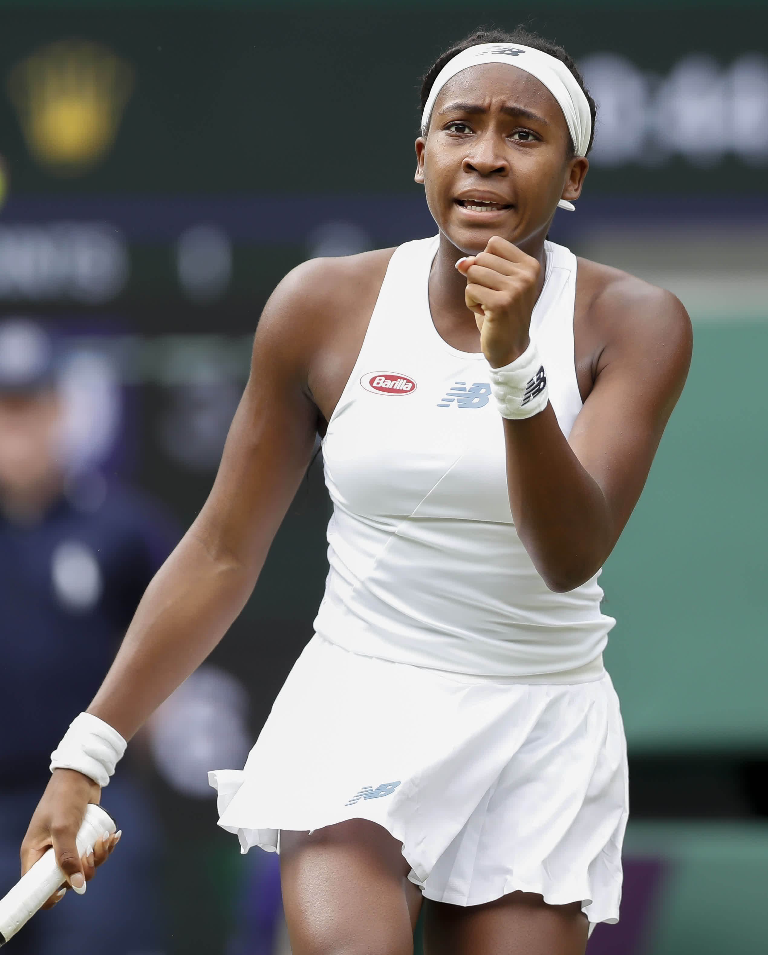 慶祝|(體育)網球——溫網:高芙晉級