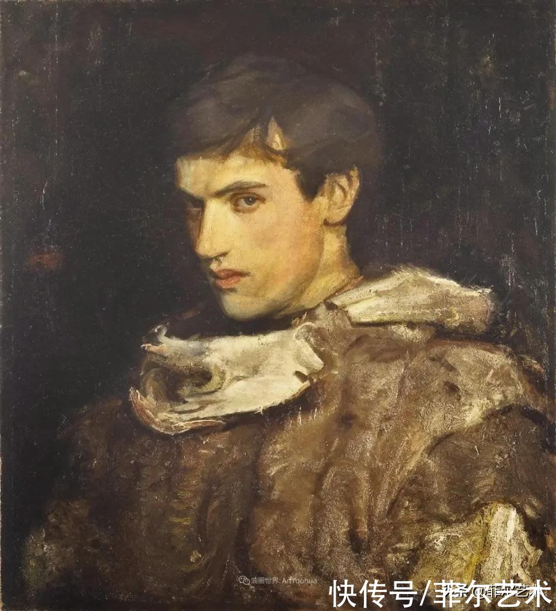 人物|空灵的天使，精美绝伦~雅培·翰德逊·泰勒女性人物油画作品欣赏