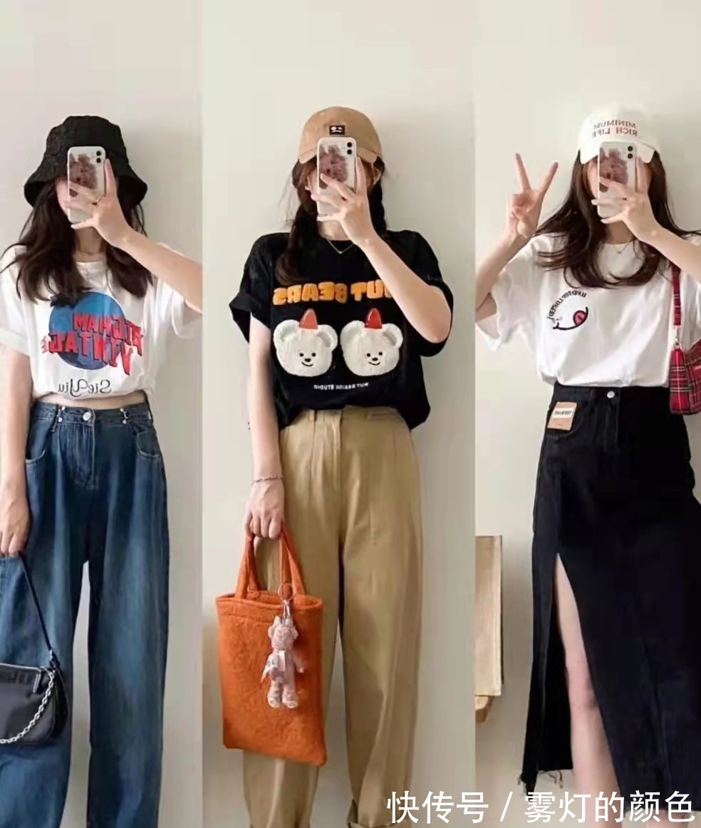 半身裙 T恤怎么穿才高级呢3种应季的搭配方式,可俏皮可温柔