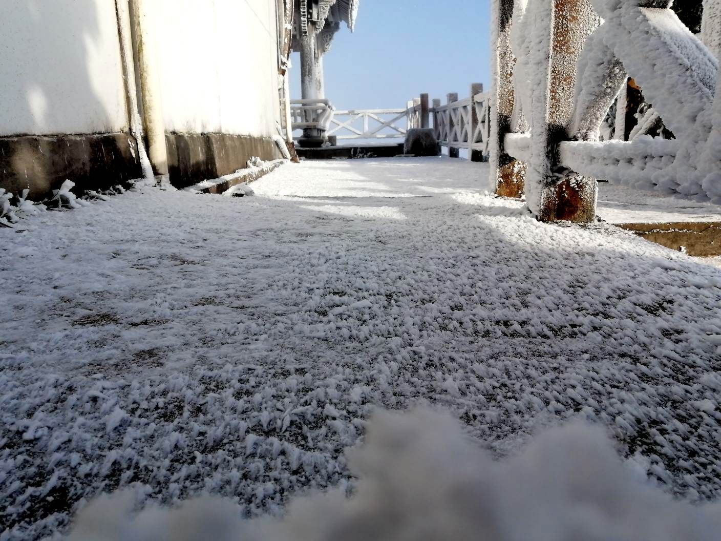 畲乡|冬日限定！畲乡敕木山雪景带你进入冰晶世界