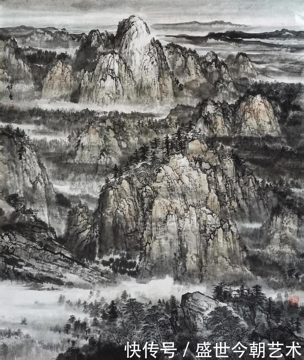  凤凰山|＂诗情画意凤凰山＂主题艺术展暨2020年鸭绿江画院院展-名家荟萃（一）