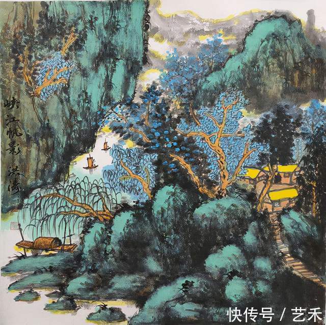 美术师@“道法嵩山”知名画家赵洪涛作品赏析