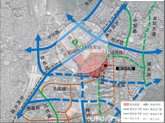 用地|布吉门面将换新颜，木棉湾旧改-专规草案公示:百万建面大社区