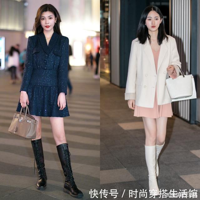 搭配|“短裙+长靴”才是今秋最强CP!时髦又显瘦,太适合普通人穿了