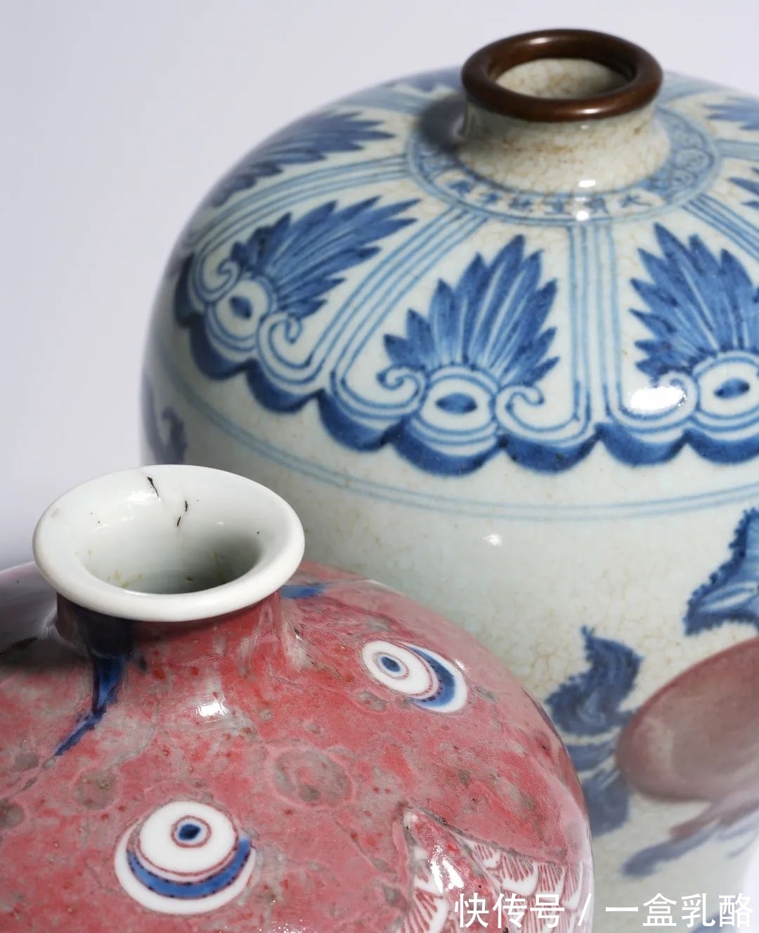 鱼藻纹&君一明十·郑重其瓷|青花 & 釉里红精品选粹