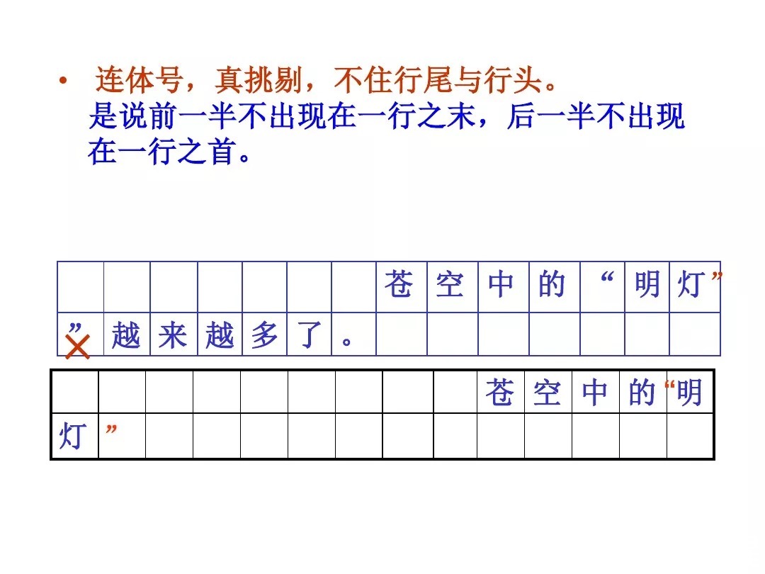 一个字#标点符号的正确书写格式（附图文展示）