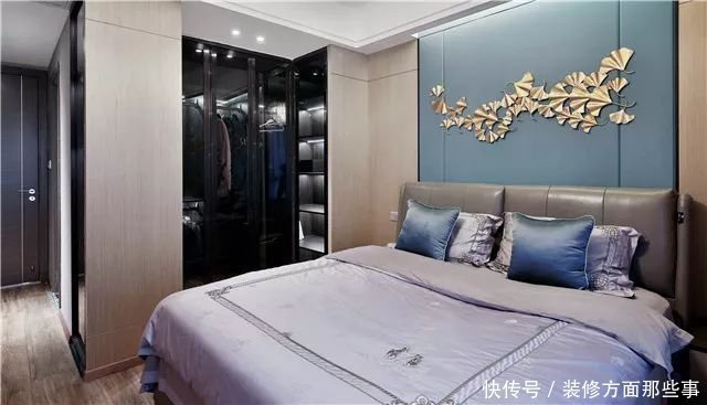 卧室|122平空间铺垫现代基调,一点摩登,一点不拘
