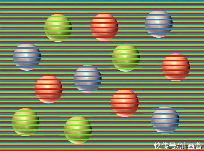 圆圈|18张极具欺骗性的“错觉”图,让你看完后,不再相信自己的眼睛