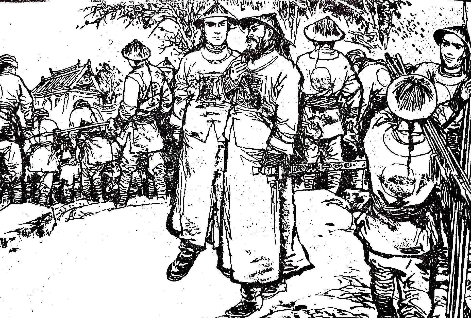 率众|新圩保卫战:清军意图全歼太平军,洪秀全率众突围败走