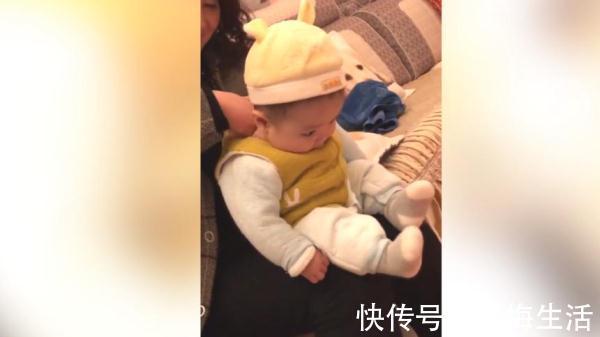萌娃|宝宝很喜欢奶奶给自己捶背,奶奶一停下,萌娃就开始哭闹了