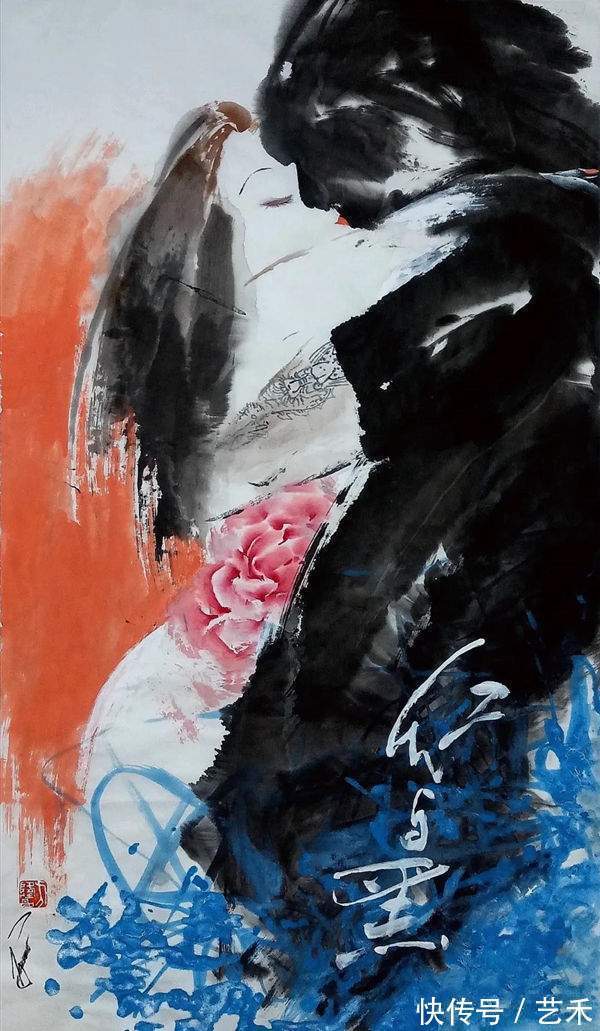 红与黑#方隆昌/澡雪精神——庆祝第24届冬奥会中国画24家学术邀请展