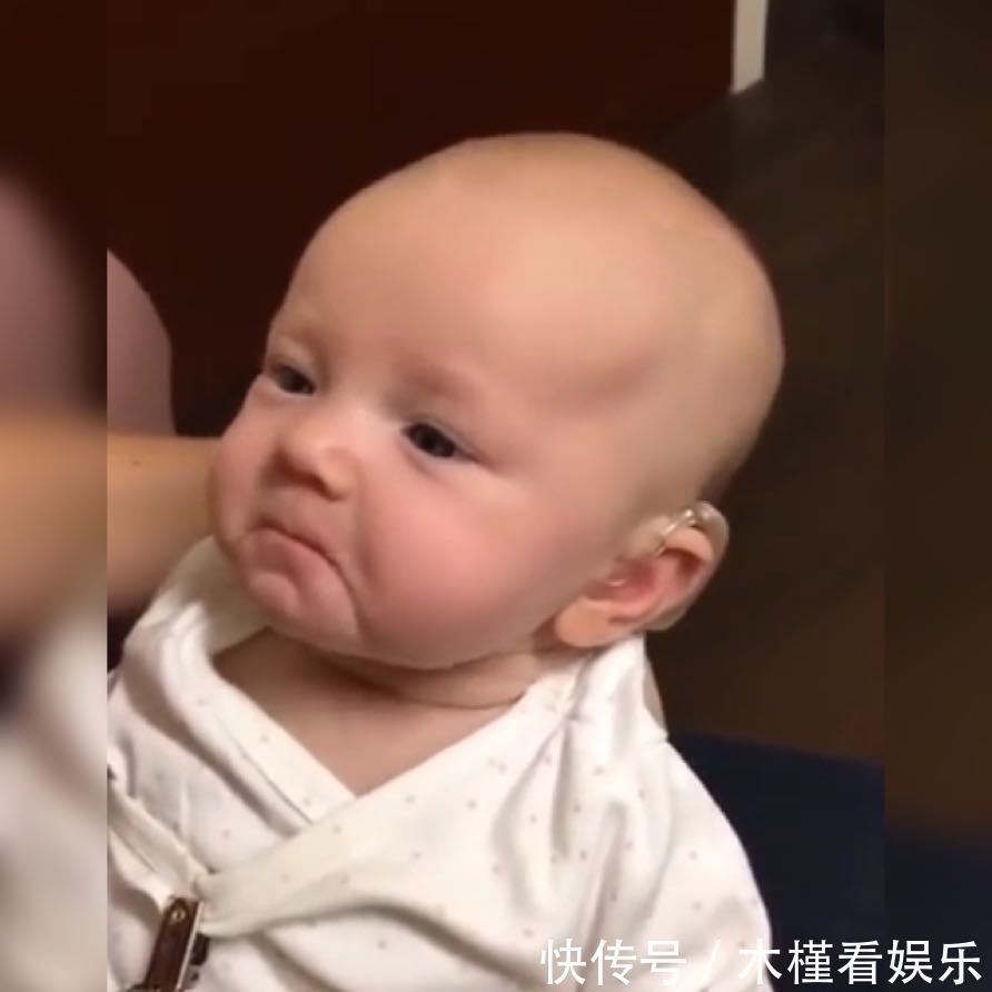 备孕期|失聪宝宝带上助听器后,第一次听到妈妈的声音,那小表情真的好暖