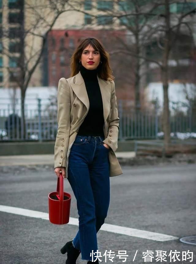 颜色|秋冬不论是搭裙子还是穿裤子,一定要牢记“上下法则”!很时髦