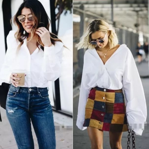 衬衫搭配|这五件衬衫，春夏穿正好，搭配牛仔裤或半身裙都很美！