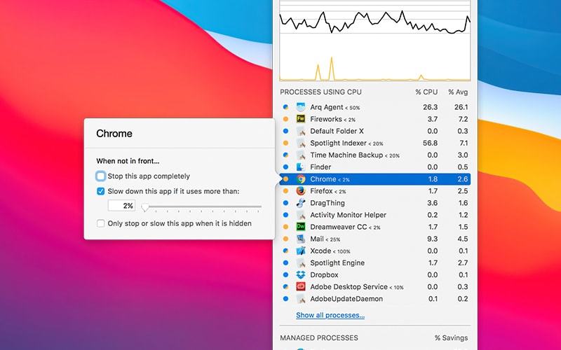 App Tamer For mac v2.8.3 CPU负载监控管理软件