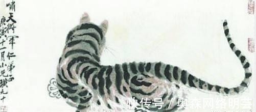 专家@齐白石不按常理把虎画成病猫,却卖出千万高价,专家称尾巴处太妙