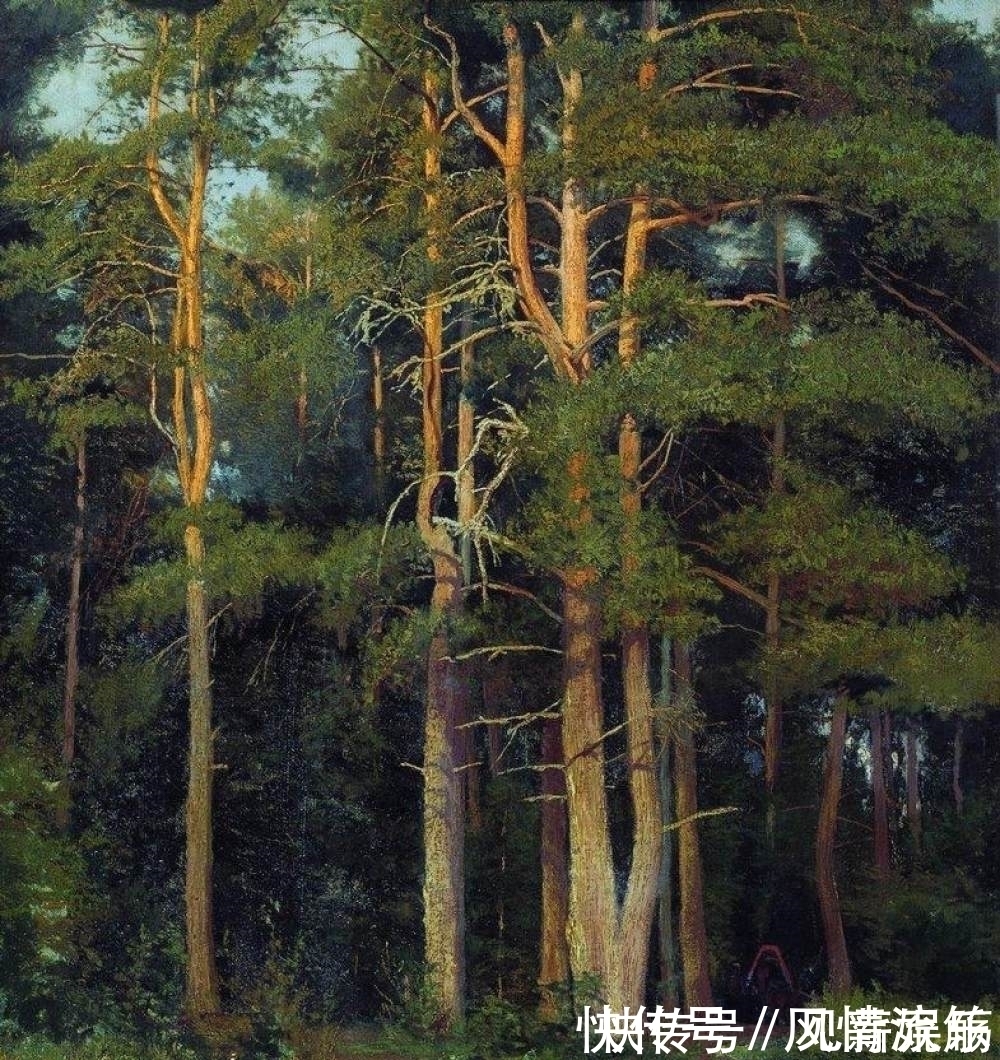 创作!“崛起”吧中国油画,俄罗斯油画与中国水墨画技法相结合!完美!