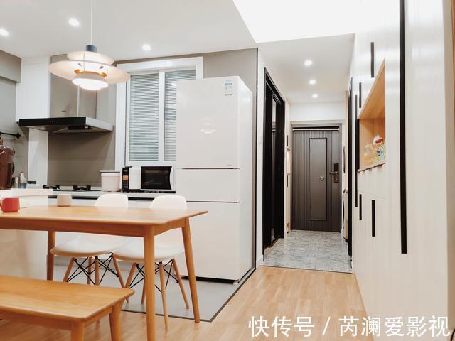 小户型|她买下42㎡单身公寓,一家三口住,客厅不放沙发,阳台当榻榻米