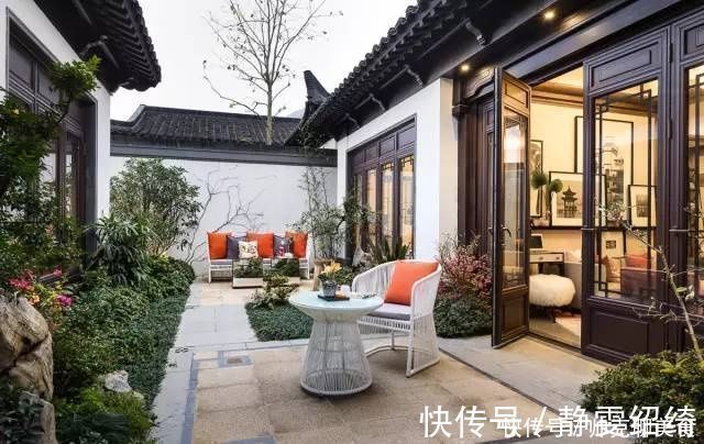 花园庭院|15个新中式“花园庭院”，如果我有院子，一定要设计成中式的