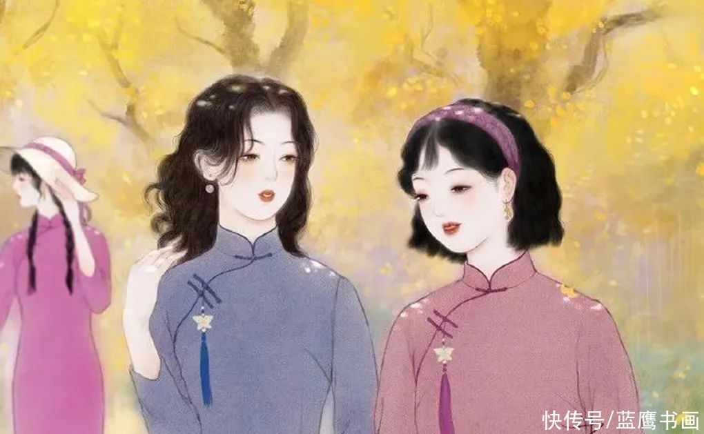  绘画作品|末春创作的古典美人，一颦一笑美到骨子里，让人想穿越