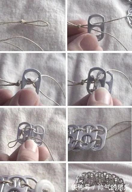 拉环|易拉罐喝完别扔,把环收集,简单的改一改,可做出很多妙用作品