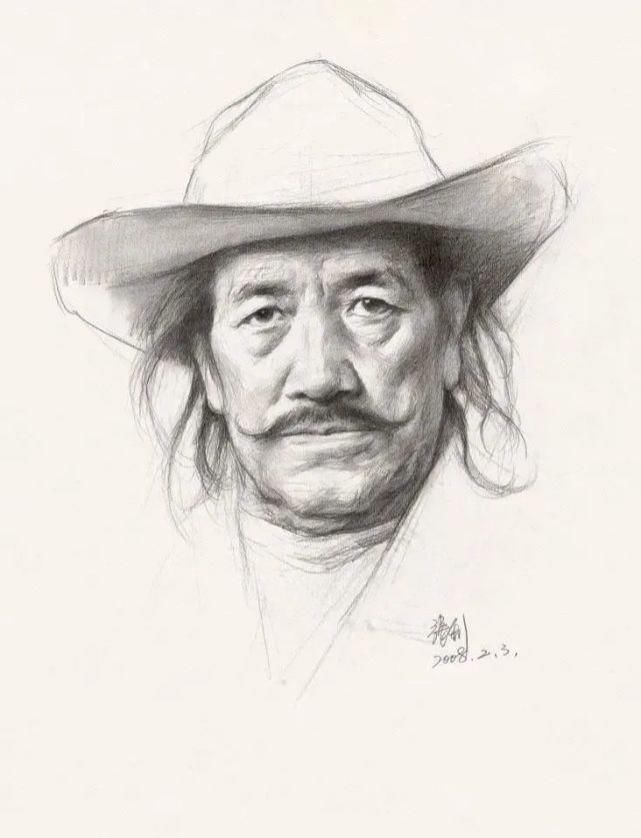 美术系|解放军艺术学院美术系教授，张利素描欣赏！