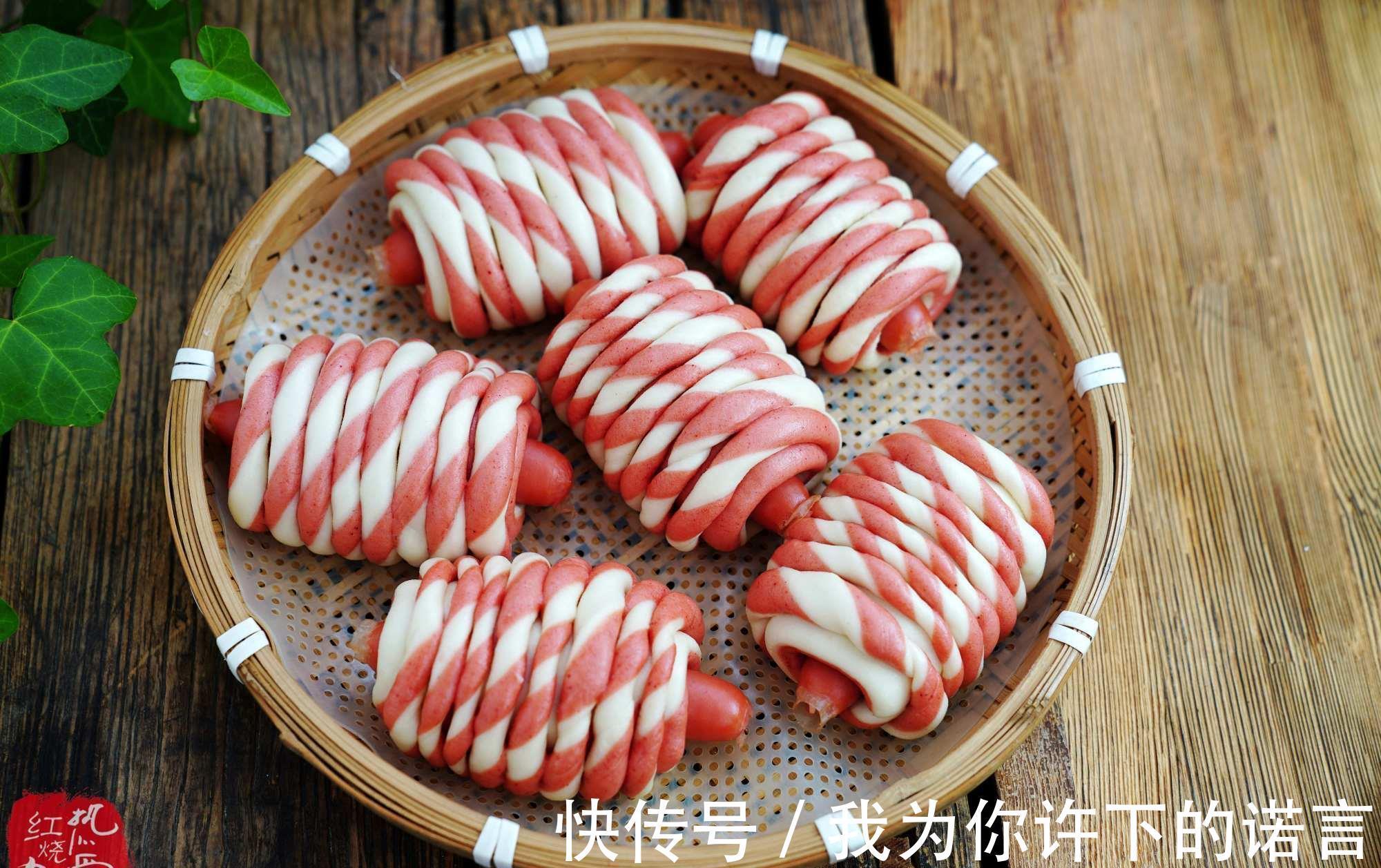 馒头|白馒头吃腻了试试这一种做法，颜值很高里面还有肉，看着复杂做着省事