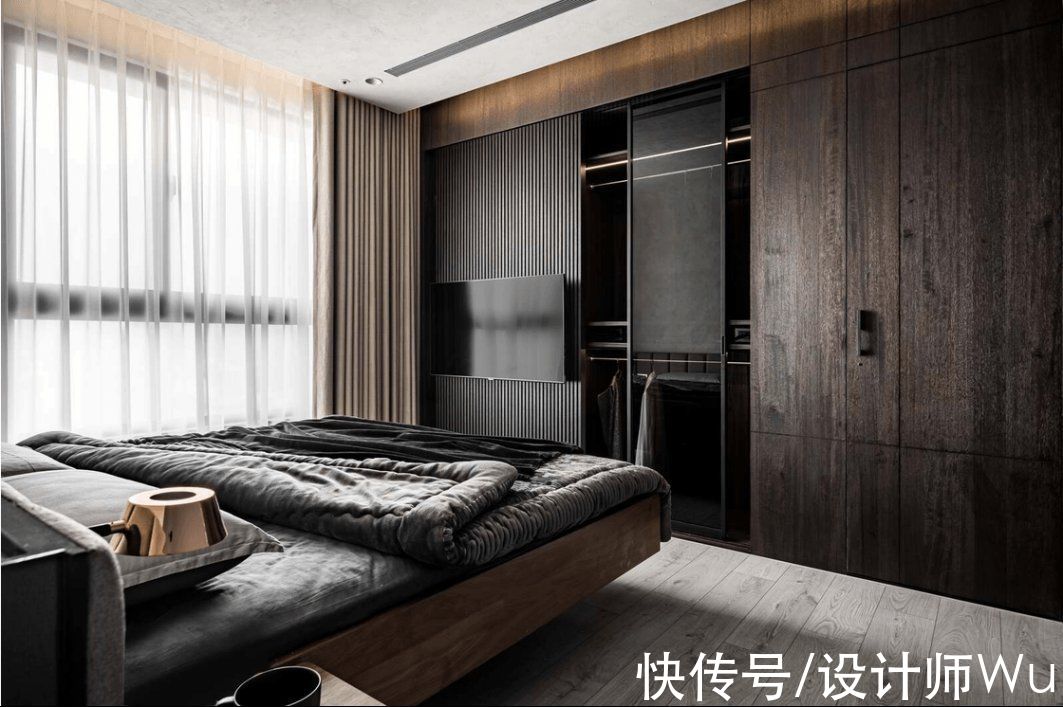 餐厨|深圳115㎡现代岩灰居所，凝合生活与光阴的挥洒笔触