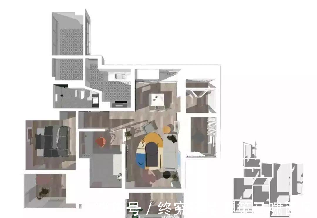 长虹|107㎡现代简约风,优雅浪漫的空间,住出了高冷气质范!