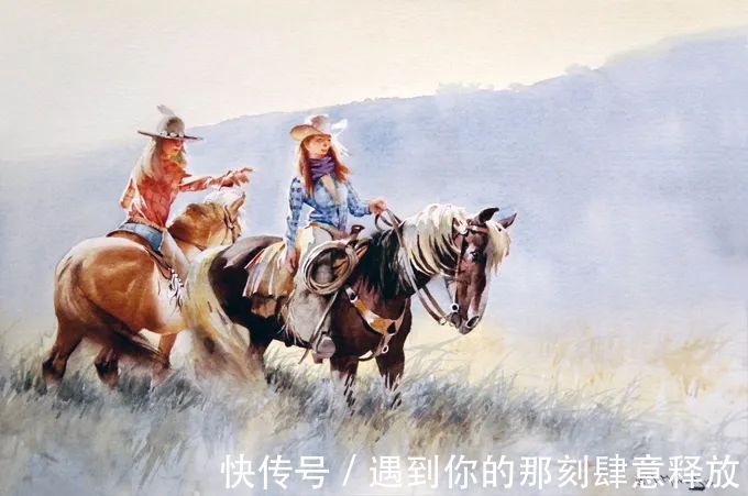 马希尔·摩科斯&优雅浪漫的绘画,太美!真想钻进他的画里!