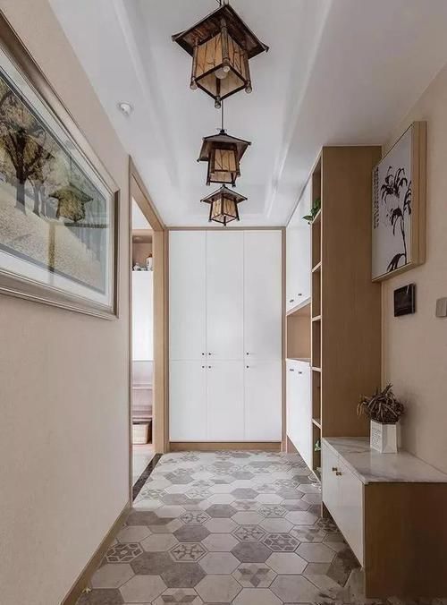 瓷砖|玄关,别再通铺瓷砖了,当下年轻人都喜欢这样装,也太好看了吧