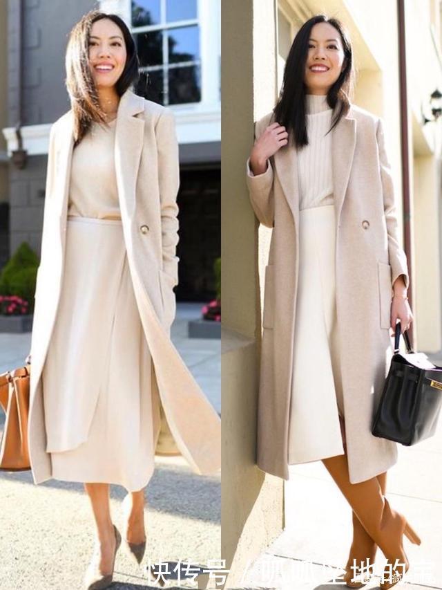 40+的女人别乱穿,试试“大衣+锥形裤”,时髦减龄更是提气场