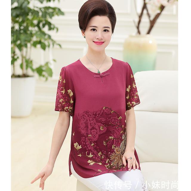 短袖 妈妈自从穿了这些上衣,衣柜里的衣服都不想再穿了