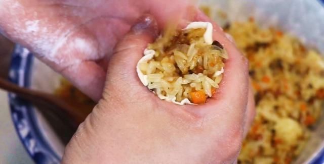 烧麦|糯米和面粉的结合太美味了如果你不做饭，就不需要烙饼很好吃，又软又粘