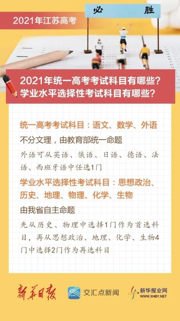 关于2021年江苏高考的相关问题，这里有解答！