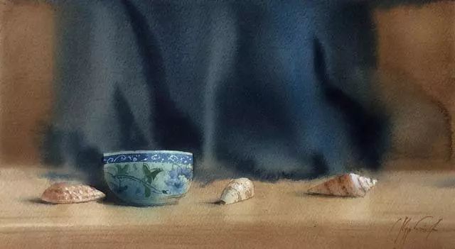 风景&轻盈、通透的谢尔盖.库尔巴托夫风景水彩画