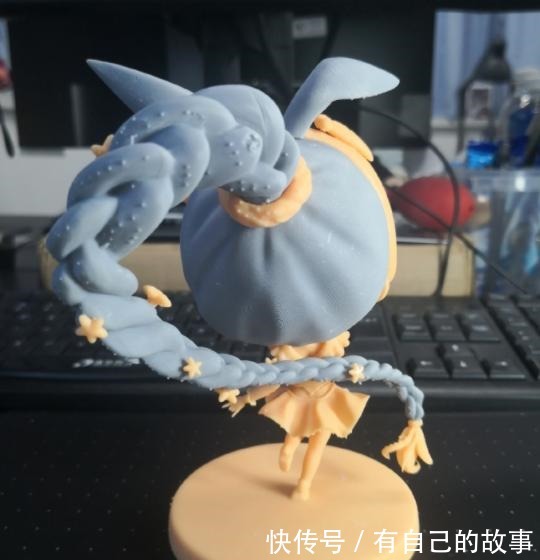 手办|斗罗小舞Q版手办曝光,蓝色头发,身材比例绝佳,造型很灵动!