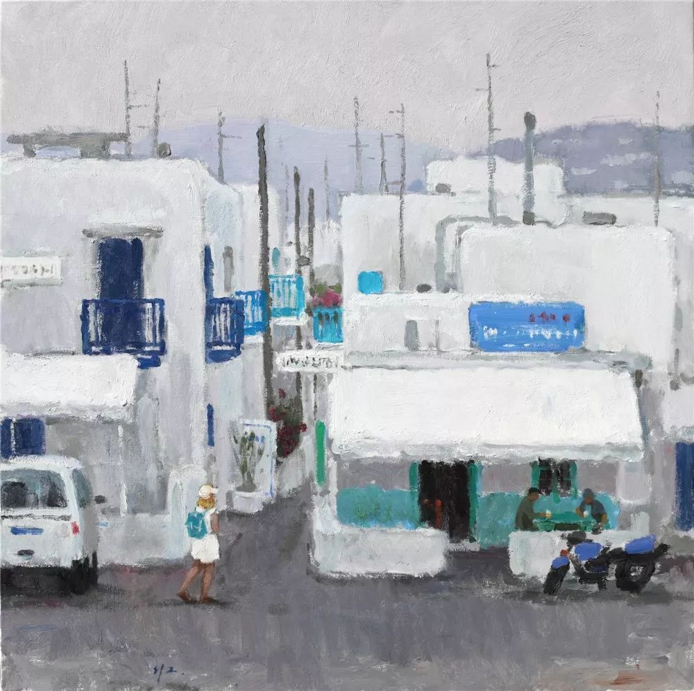 高级色彩,沈行工独特的诗意性油画