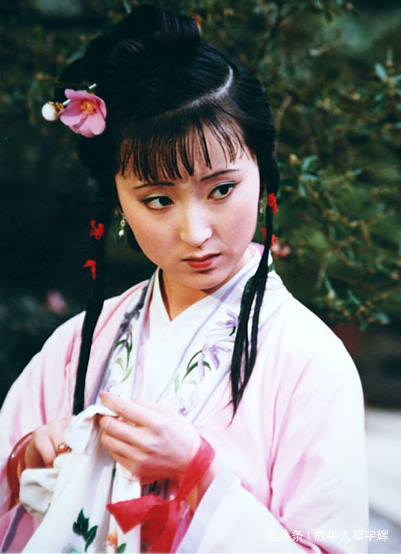 四大美女@陈晓旭,13张红楼梦剧照,真正的古典美人,天上掉下来的林妹妹