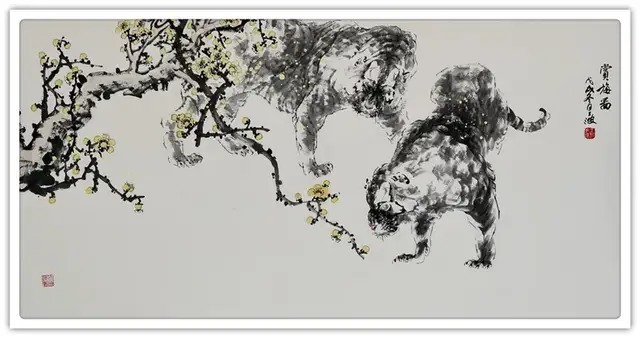 贺岁#【名家贺岁】书画家王波:2022虎年新春特刊