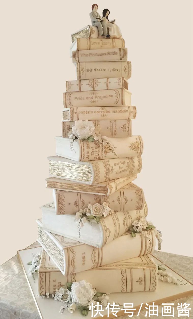 ?想要婚礼独一无二？这样的创意蛋糕不能少，满满艺术感