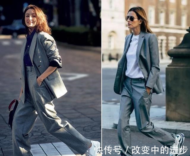 针织衫 短裤、凉鞋收起来吧！入秋后流行这样穿，时髦显瘦又有气质！